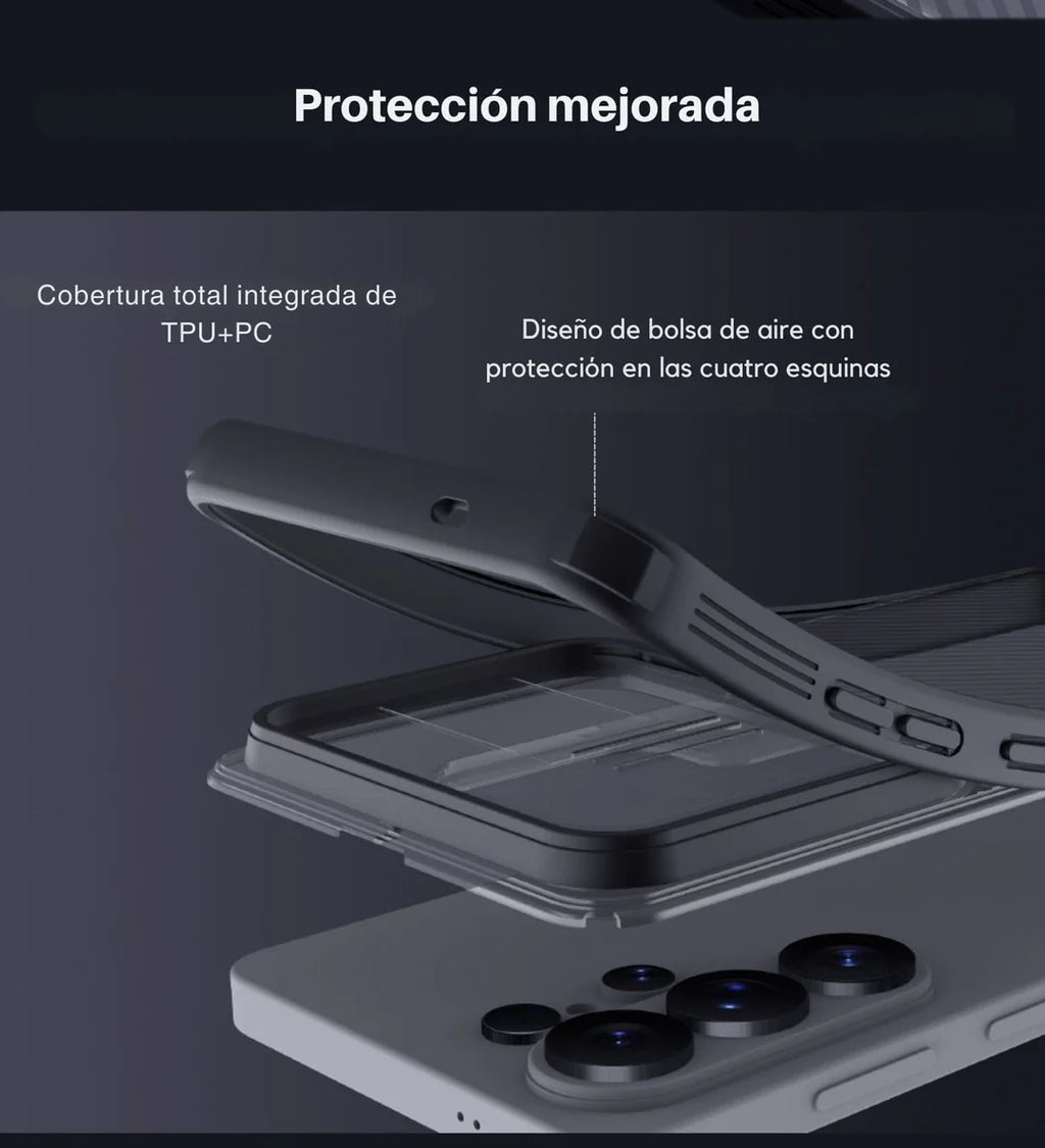 Case Funda Nillkin Camshield Pro para Samsung Galaxy S25 Ultra | Negro