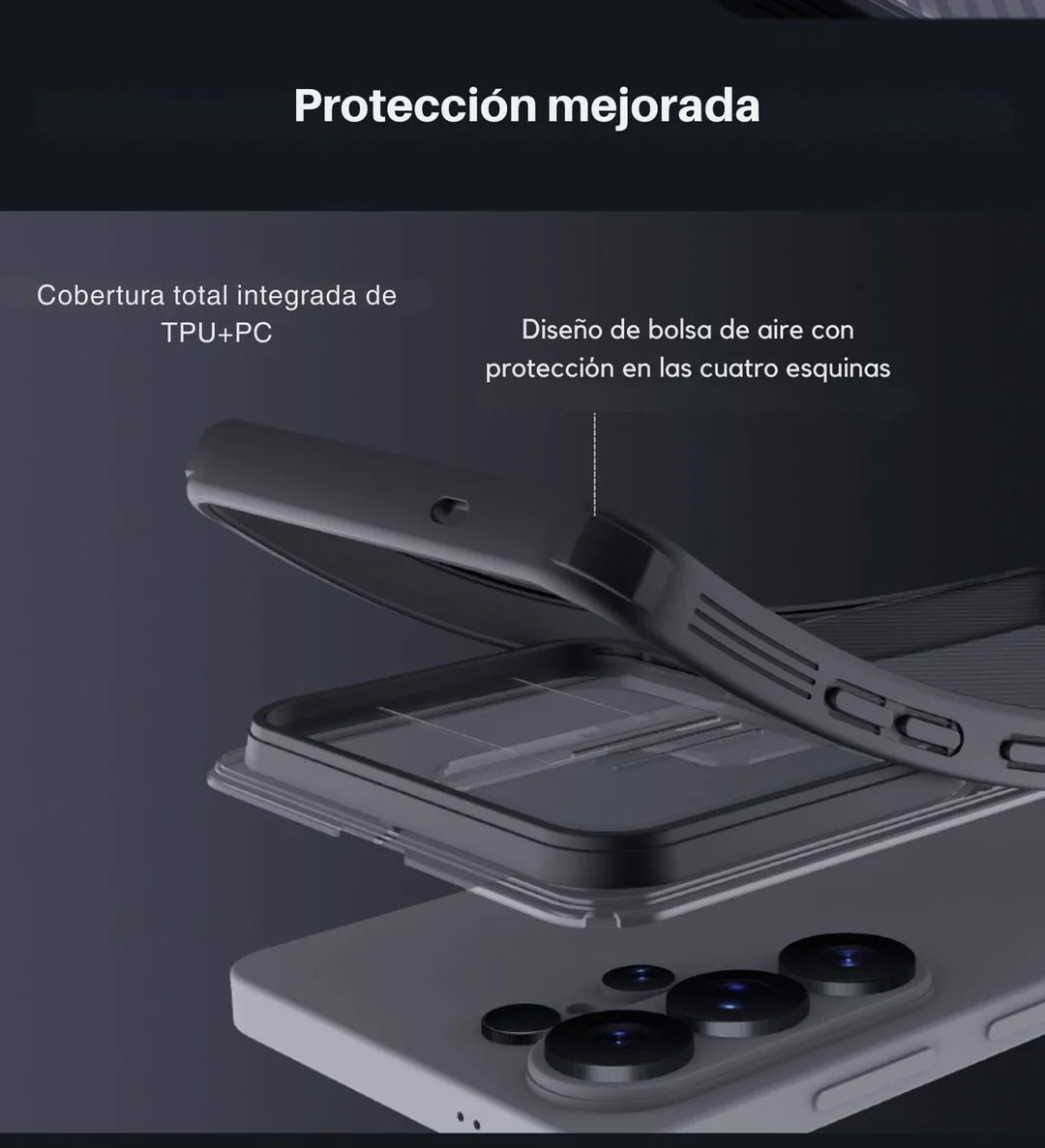 Case Funda Nillkin Camshield Pro para Samsung Galaxy S25 Ultra | Negro
