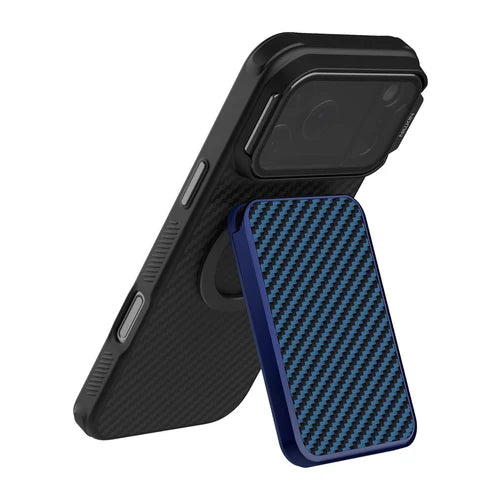 Tarjetero Parante Wallet Stand Nillkin FiberMate Magnetic (Azul)