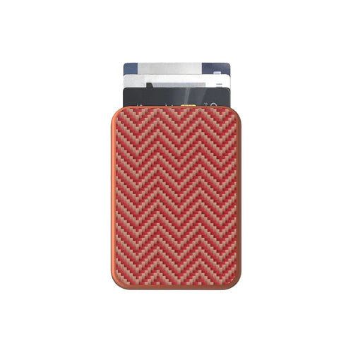 Tarjetero Parante Wallet Stand Nillkin FiberMate Magnetic ( Naranja)