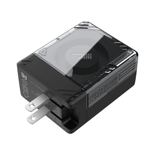 Cargador Nillkin IceCore Retráctil 65W (Cable Integrado)