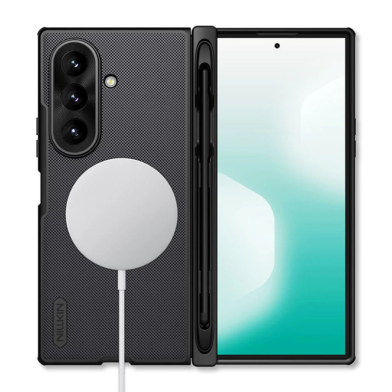 Estuche Nillkin Super Frosted Shield Fold magnético para lápiz óptico Galaxy Z Fold 8 Ultra