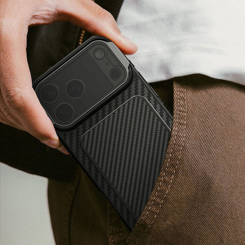 Tarjetero Parante Wallet Stand Nillkin FiberMate Magnetic ( Negro)