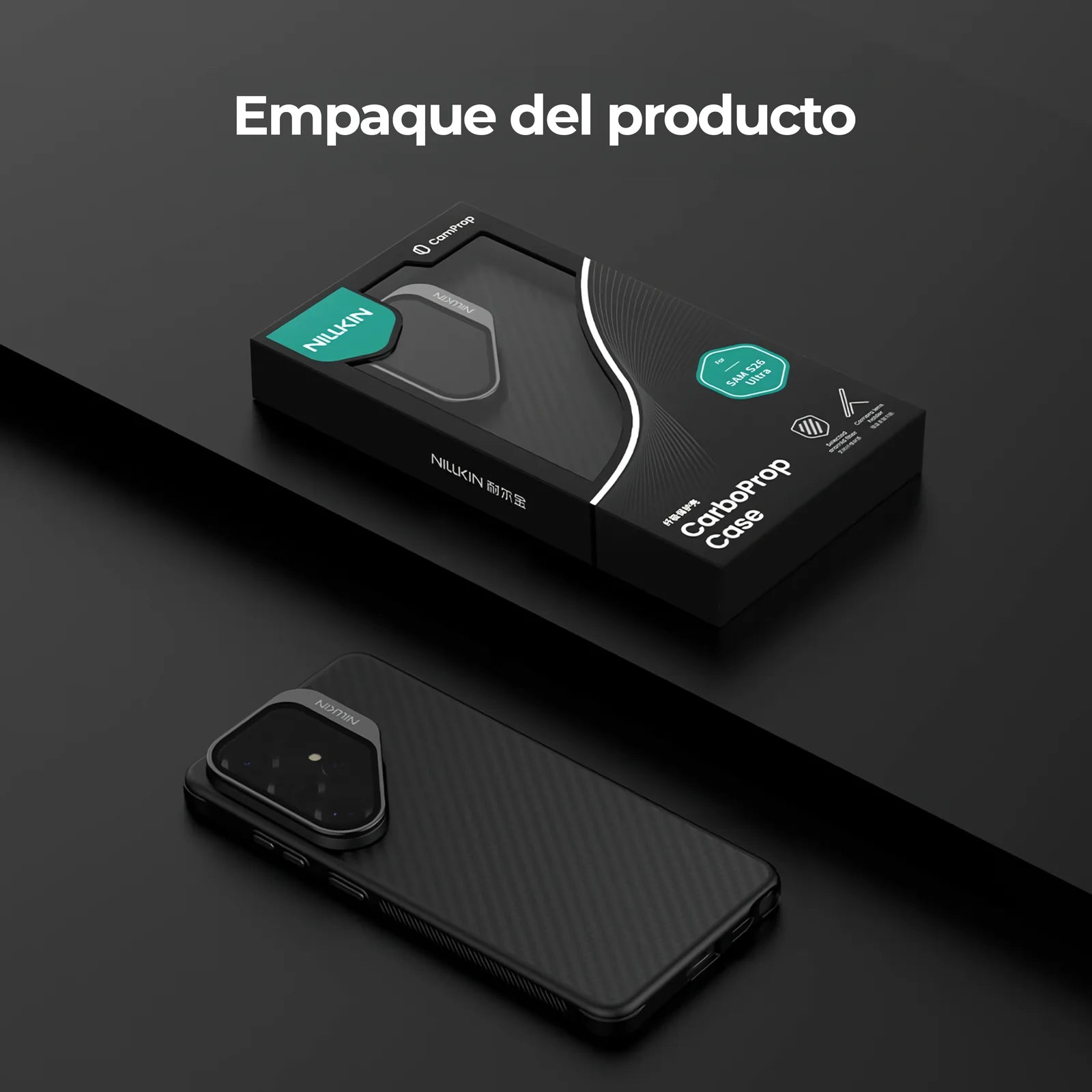 Case Nillkin CarboProp Kevlar® - Galaxy S26 Ultra (MagSafe) | Negro